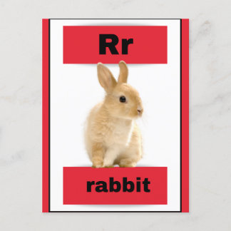 carte alphabet (avec image réelle)