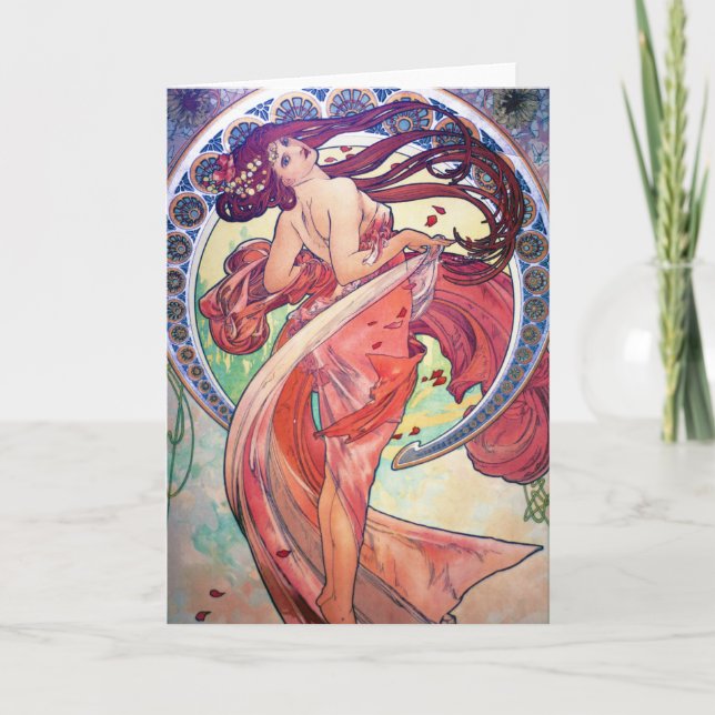 Carte Alphonse Mucha (Devant)