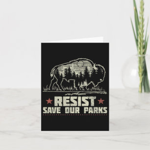 Carte Alt Us National Park Résiste Service Bison Buffalo