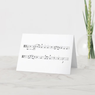 Carte Alto Clef Nous vous souhaitons une joyeuse musique