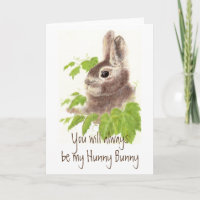 Always be my Hunny Bunny Rabbit Quota Frosted