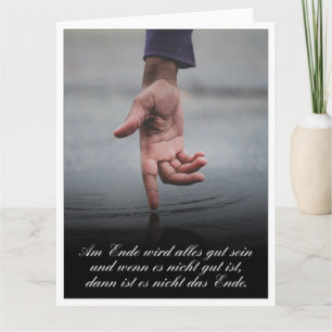 Carte Am Ende avec alles gut sein