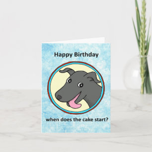 Carte Amant chien drôle mignon Chien noir Chien chiot An