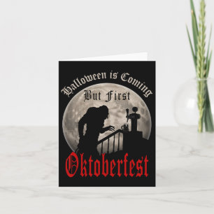 Carte Amants de bière de vampire drôle comte Dracula hom