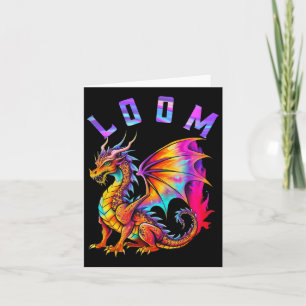 Carte Amants de métier à tisser dragon drôle pour hommes
