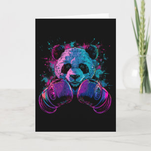 Carte Amateur de Panda Boxe Gants de Boxe Kickboxing Drô