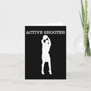 Carte Amateurs de bysketbyll de tireur actif
