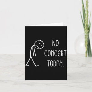 Carte Amateurs de concerts de musique - Pas de concert a