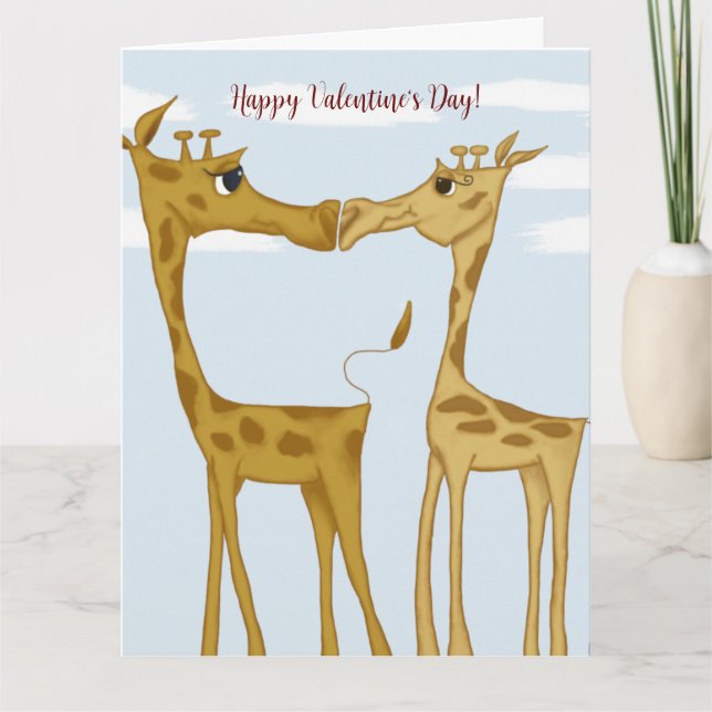 Carte Amateurs de girafe adorables (Devant)
