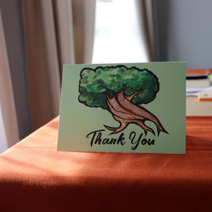 Carte Amateurs de nature Arbre de vie Artwork aquarelle