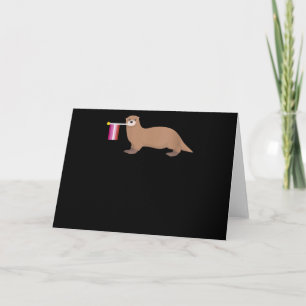 Carte Amateurs de Otter Otter Lesbian Flag migre Arc-e