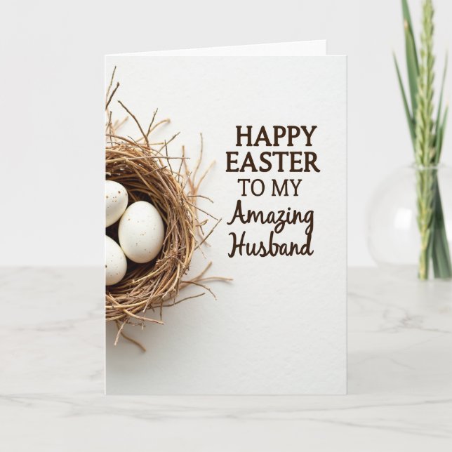 Carte Amazing Husband Easter Day Card (Devant)