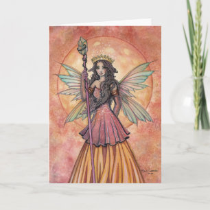 Carte Amber Moon Imaginaire Fairy Art par Molly Harrison