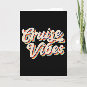Carte Ambiance Croisière Groovy Famille en Vacances Fill