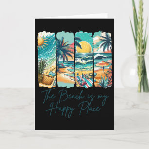 Carte Ambiente Estival Vacances à la Plage La Plage Est