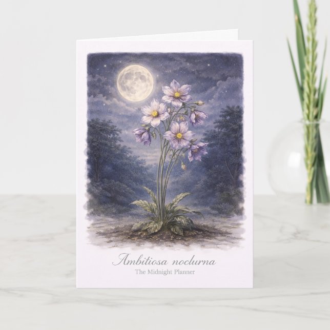 Carte Ambitiosa Nocturna - Le Planificateur de Minuit (Devant)
