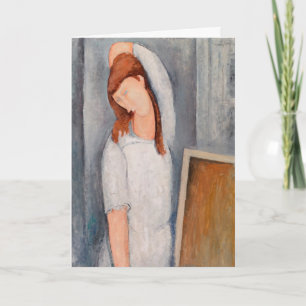 Carte Amedeo Modigliani - Portrait Jeanne Hebuterne #1