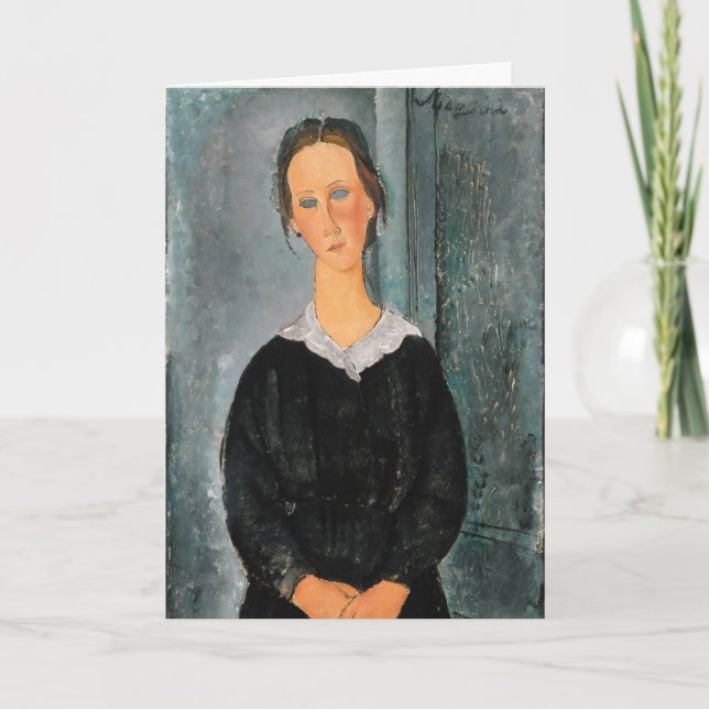 Carte Amedeo Modigliani - Serveuse (Devant)