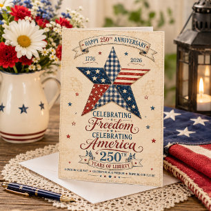 Carte America 250 : Célébrer la liberté