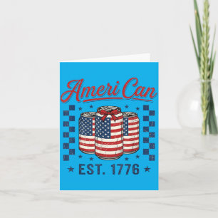 Carte Américain depuis 1776 Drôle de 4 juillet patriotiq