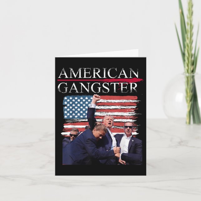 Carte Américain Trump Gangster (Devant)