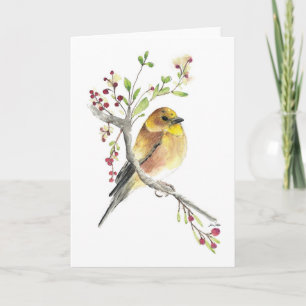 Carte américaine Goldfinch Bird