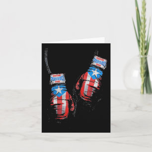 Carte American Flag Boxing Usa Gants Salle De Sport Boxe