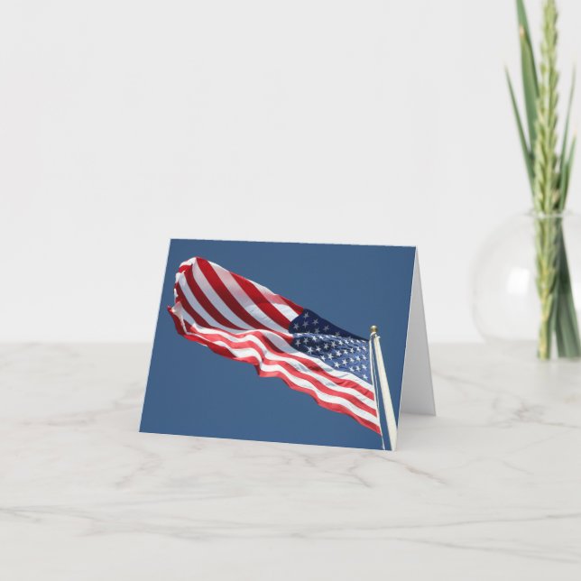 Carte American Flag Card (Devant)