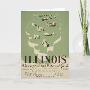 Carte American Guide Series Volume On Illinois.