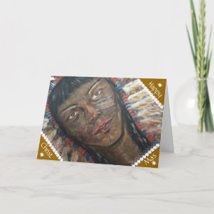 Carte American Indian Xmas