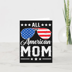 Carte American Mom 4 Juillet Drôle Patriotique Usa Match