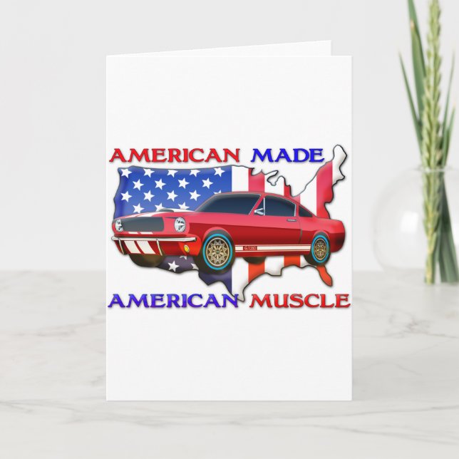 Carte American Muscle Car (Devant)