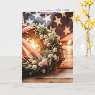 Carte American Pride Christmas Greetings