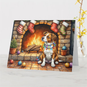 Carte American Staffordshire Terrier Illuminations de No