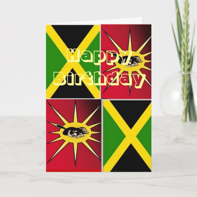 Carte Amérindien et jamaïcain (Devant)