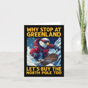 Carte Amérique Eagle Snowboard Au Groenland Et Au Nord