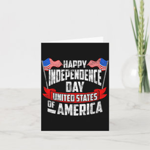 Carte Amérique Joyeuse fête de l'Indépendance