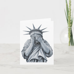 Carte Amérique Statue De La Liberté Pleurent Mème Drôle 