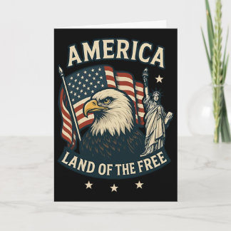 Carte Amérique Terre De La Liberté Drapeau USA 4 Juillet
