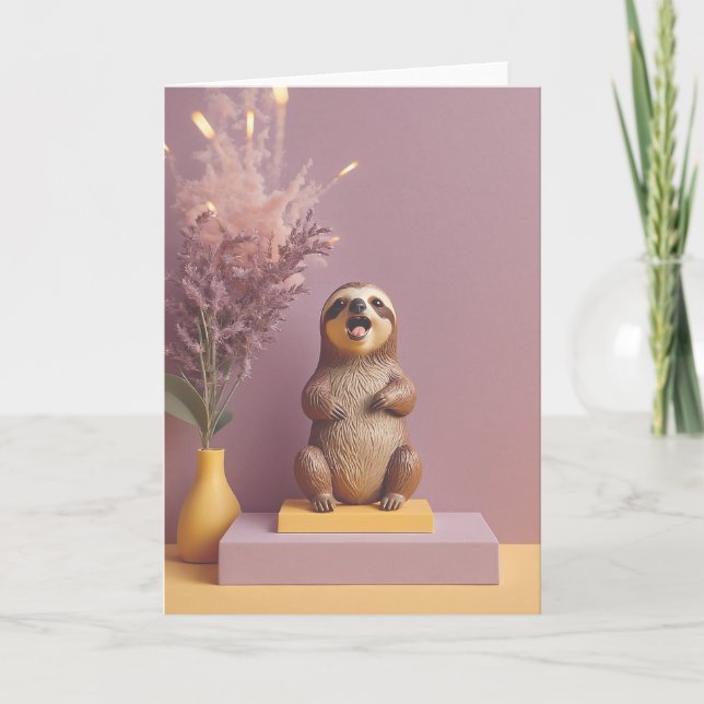 Carte Ami Furry d'anniversaire pour toujours (Devant)