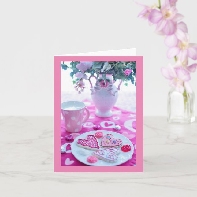 Carte Ami Joyeuse Saint-Valentin (Orchidée)