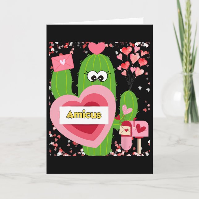 Carte Amicus Valentin  (Devant)