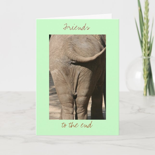 Carte Amis à la fin (Devant)