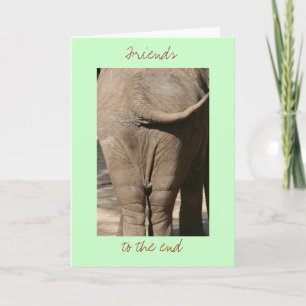 Carte Amis à la fin
