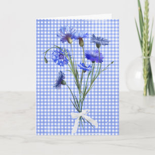 Carte Ami's Birthday Blue Cornflower Bouquet