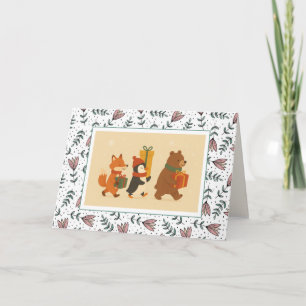 Carte Amis Cadeau animal mignon Anniversaire
