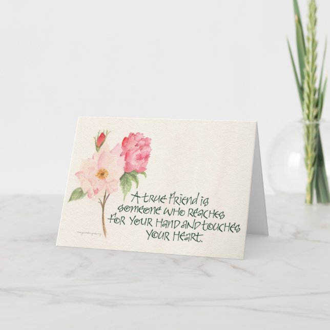 Carte Amis de pivoine (Devant)