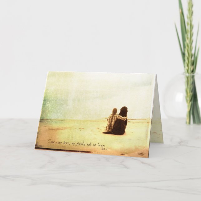Carte Amis de plage (Devant)