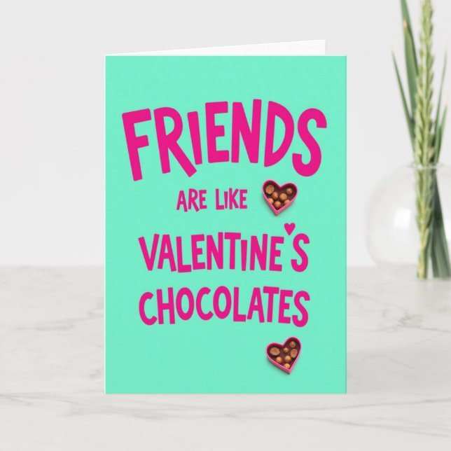 Carte Amis Douce Comme le Chocolat (Devant)