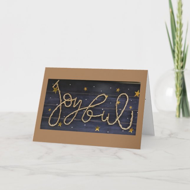 CARTE **AMIS & FAMILLE SO CHER** CHRISTMAS CHEER (Devant)